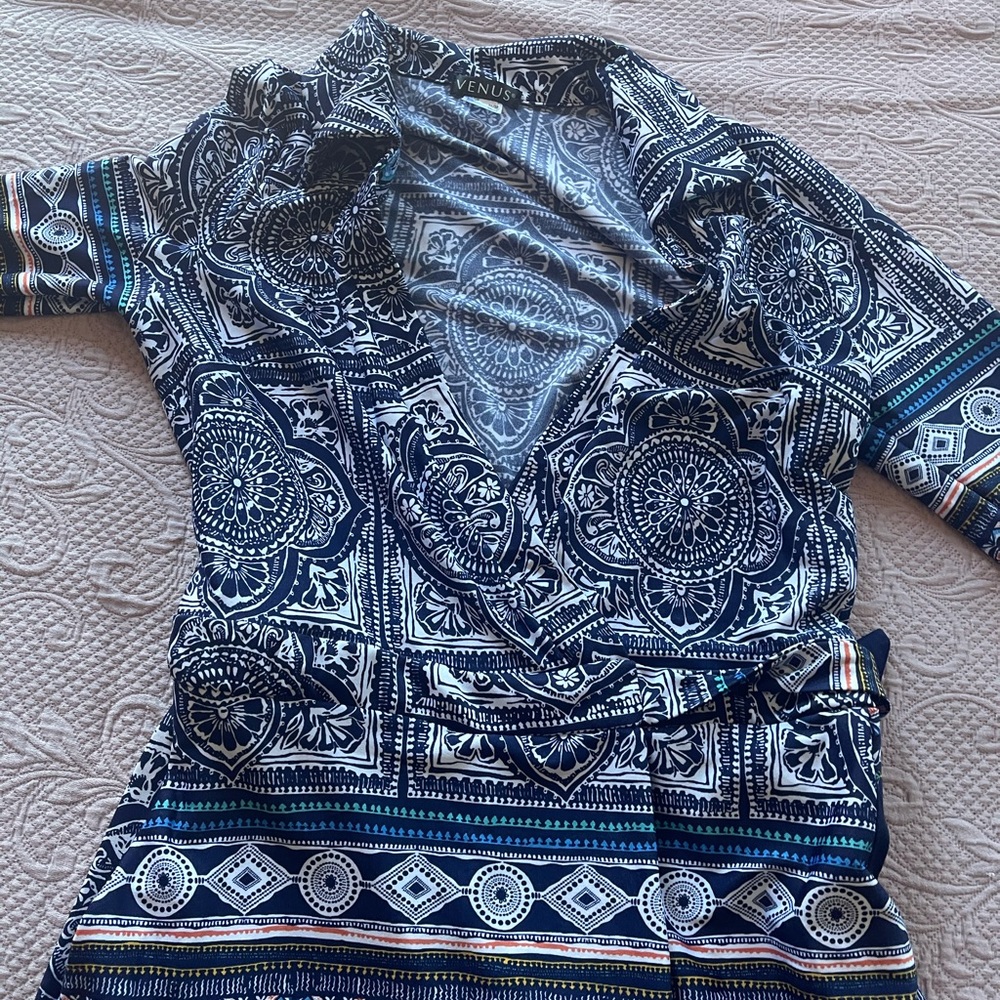 Blue printed romper - Picture 5 of 5